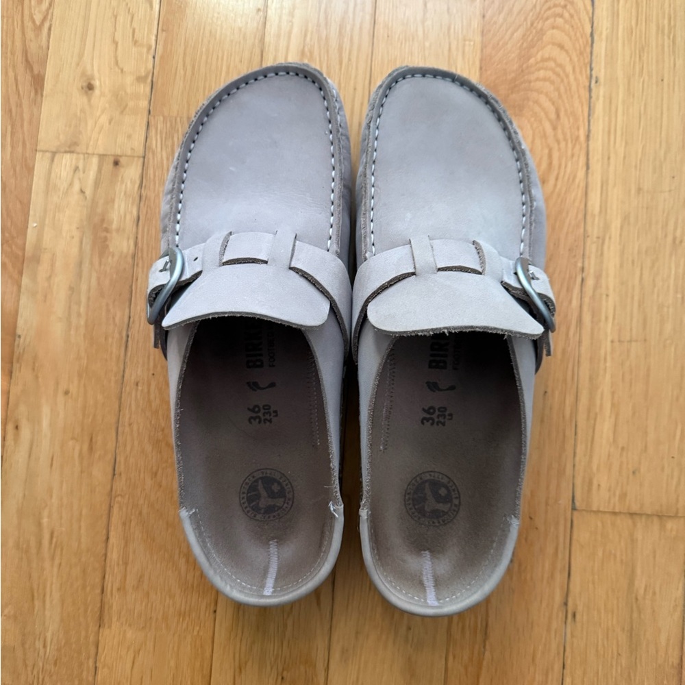 Birkenstock Women Buckley in Nubuck Leather Yomo Lilac